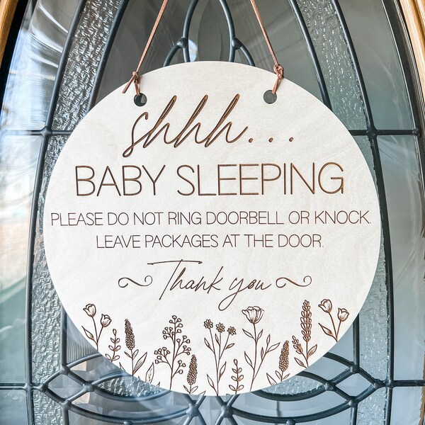 Тсс, ребенок спит, не стчите и не звоните в дверь