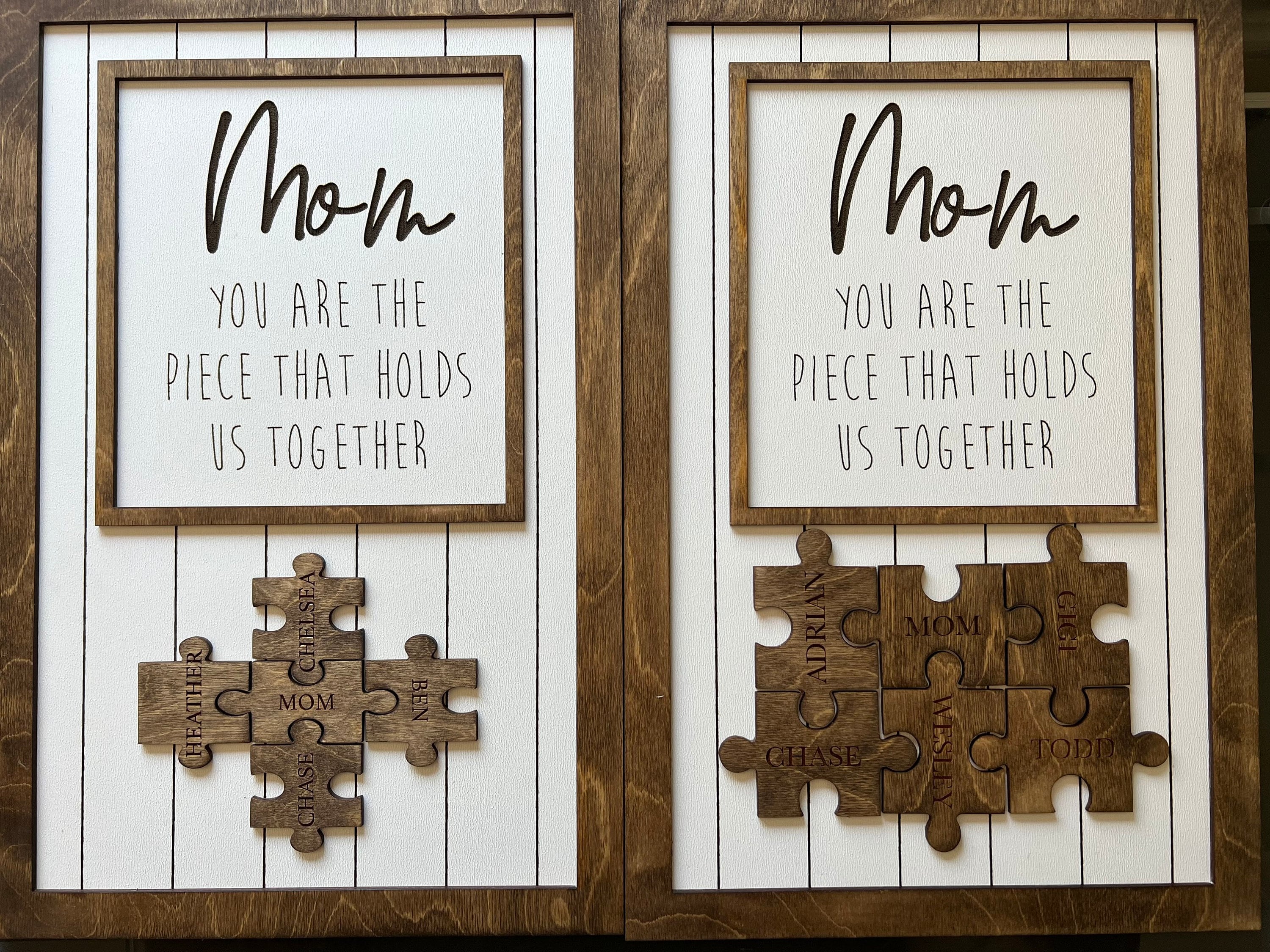 Mom You Are The Piece That Holds Us Together - Mother's Day Gift – The  InSpirited Home