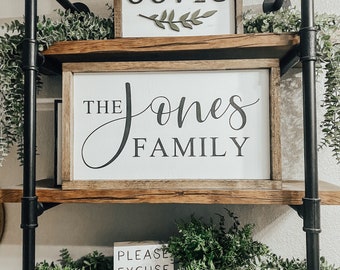 personalized family sign | family name sign | housewarming gift | custom sign