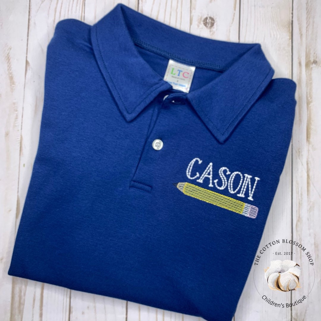 Boys Back to School Polo Shirt, First Day of School Polo Shirt, Boys ...