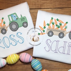 Brother and sister matching Easter shirt set, sibling shirt set, Bunny personalized Shirt, matching easter outfits, easter shirt,embroidered