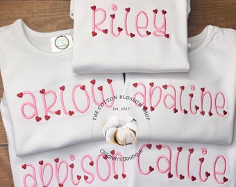 Girls Valentine's Day shirt, girls valentines day shirt, girls valentines shirt, appliqué shirt, girls valentines day shirt, monogrammed
