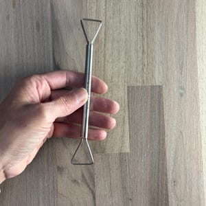 Pottery trimming tool - double triangle ended tools for pottery