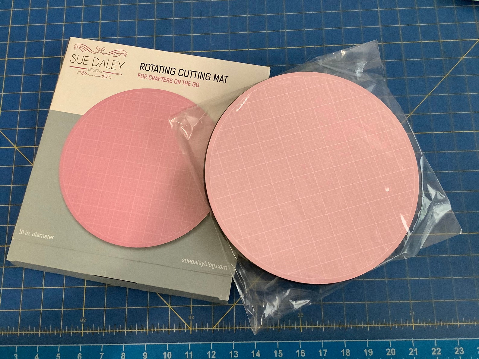 Sue Daley 10 Inch Rotating Cutting Mat Etsy