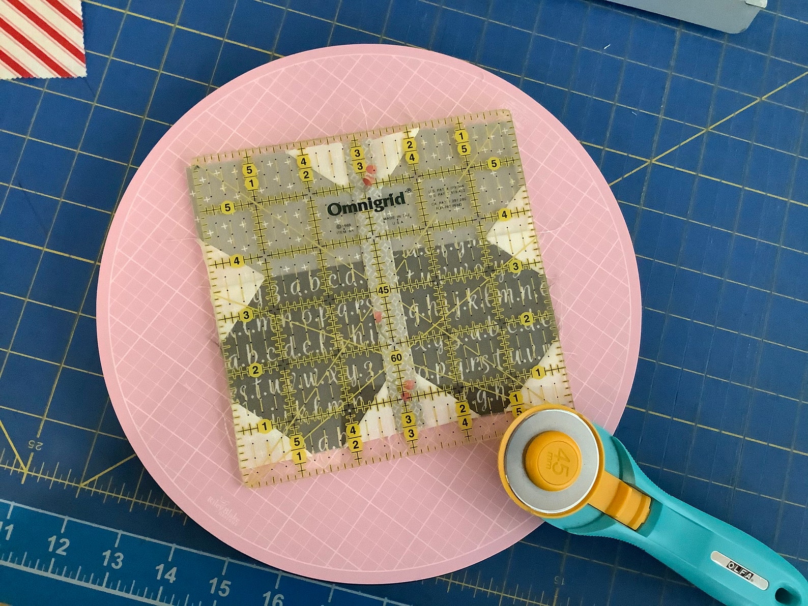 Sue Daley 10 Inch Rotating Cutting Mat Etsy