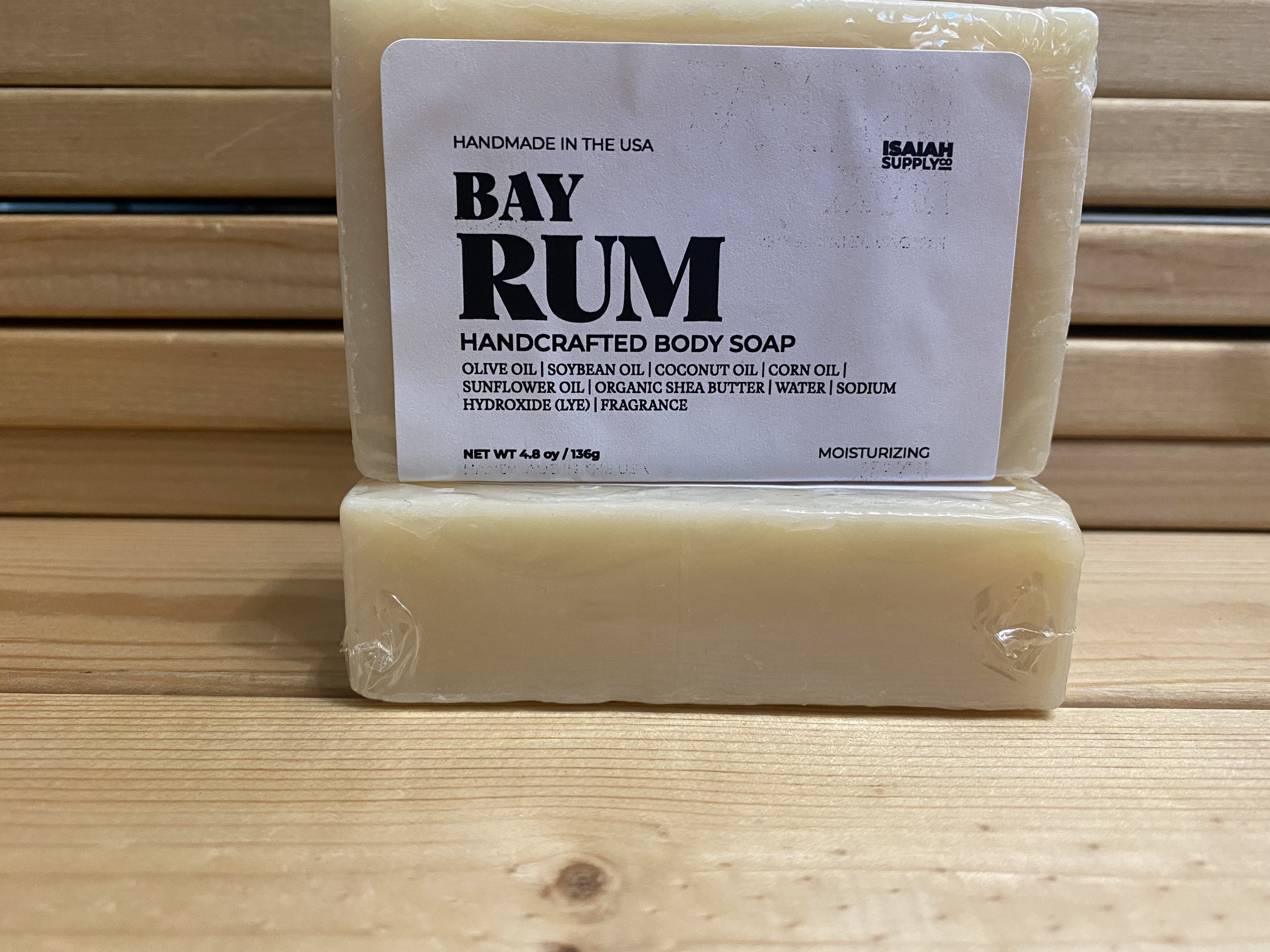 Bay Rum Handmade Natural Body Soap Premium Cold Process Gentle Etsy