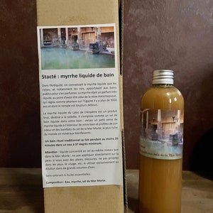 Stacté : myrrhe liquide de bain image 3