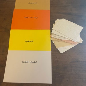 Carta per incenso da bruciare