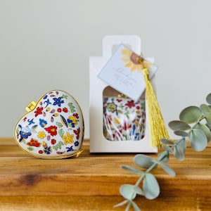 Porcelain Wedding Favors, Wedding Gifts, Party Favors, Porcelain Favor Box, Bridal Shower Favor, Porcelain Wedding Favor Floral Design