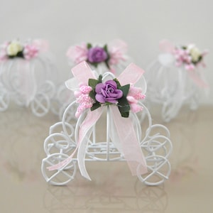 Versierde Assepoester-pompoenkoets Pompoen bruiloftsdecoraties Bruiloft kandelaar Prinsessenkoets Babyshower bedankje