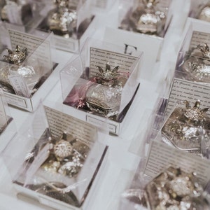 Thank You Gift For Guests, Elegant Party Favor, Pomegranate Favor Box, Metallic Trinket Boxes , Baby Shower, Engagement Mehndi Party Favor