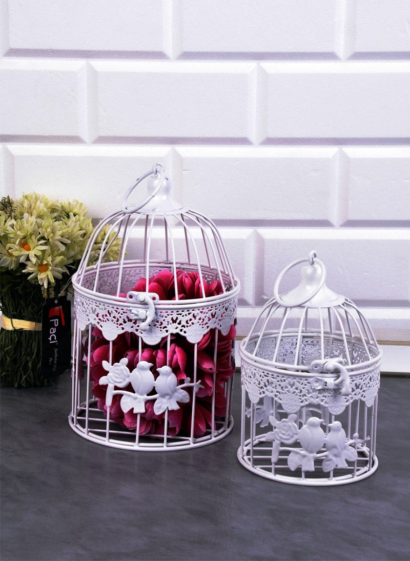 Draht Hochzeit Tisch Herzstück, Dekorative Draht Vogelkäfig