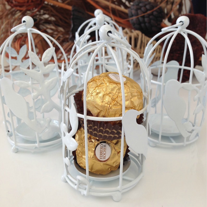 Candle Holder Birdcage Wedding Favor Box Wedding Favor Idea Etsy
