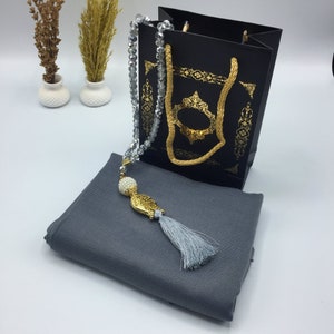 Pashmina chal bufanda Cristal cuentas de oración conjunto de regalo caja de regalo de cartón gracias regalo chal despedida de soltera dama de honor Pashmina