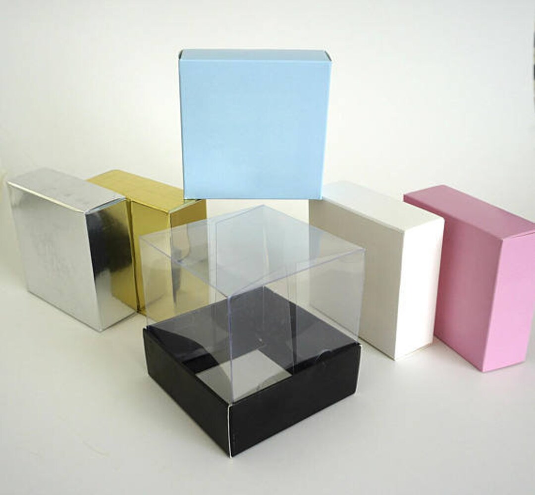 300 Pcs of 6x6x6 Cm Gold Cardboard Gift Boxes Etsy