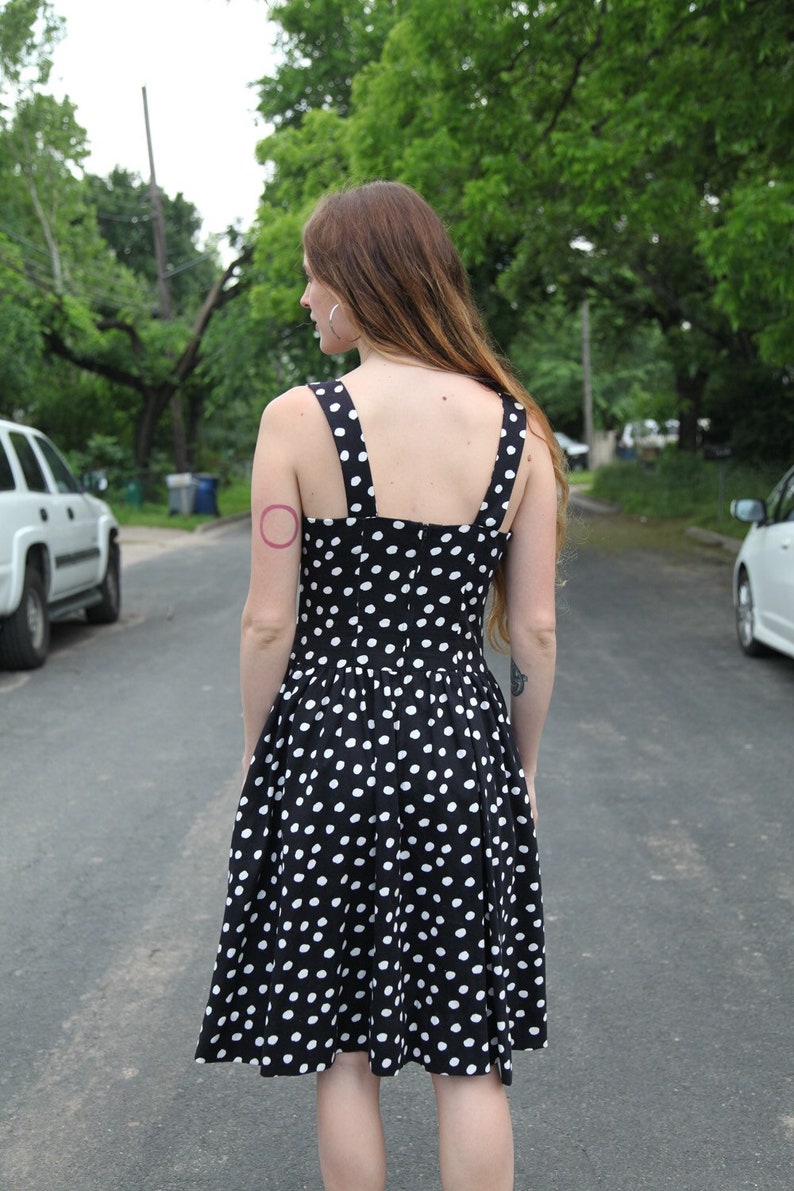 heart polka dot dress