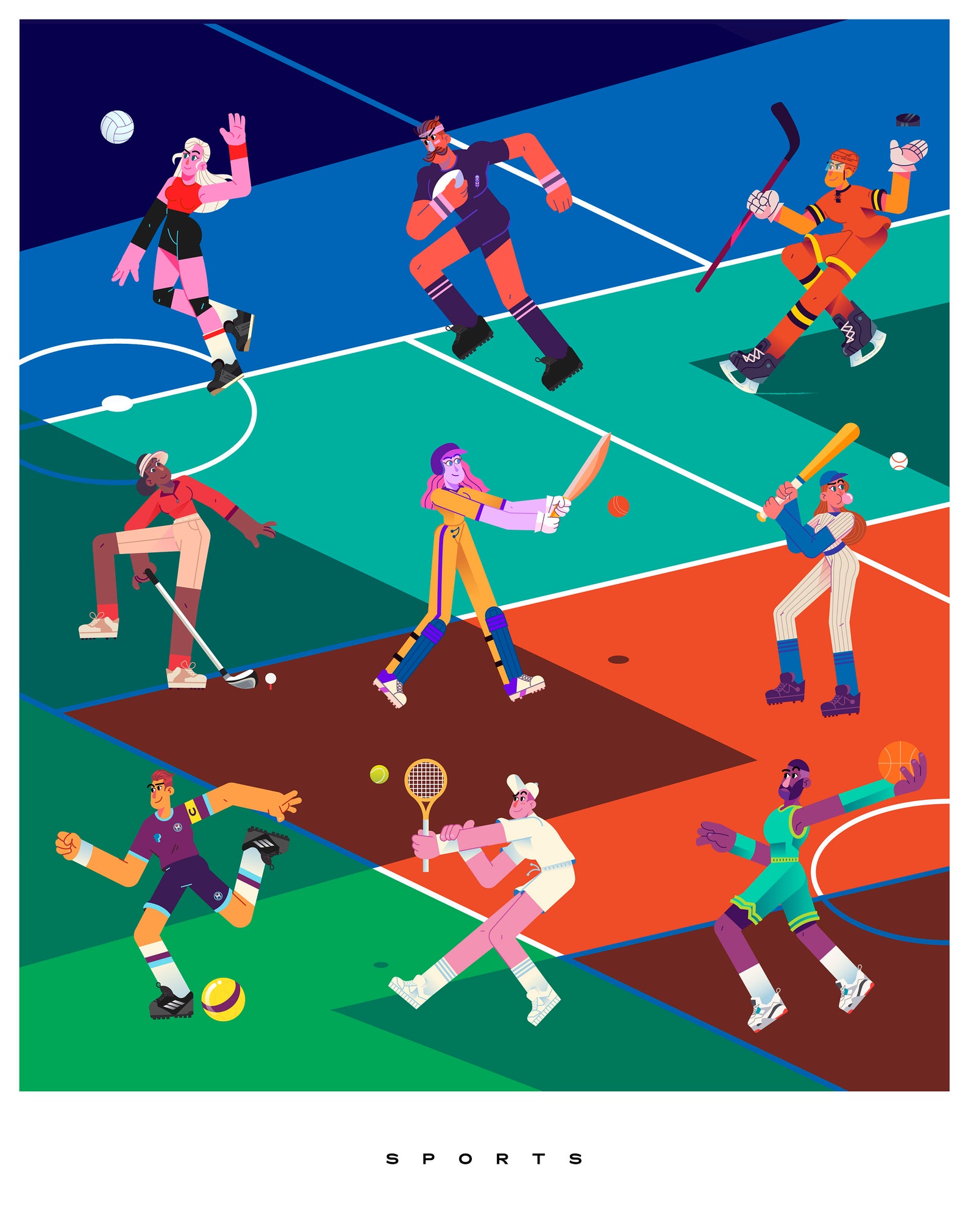 Sports Poster Wall Decor Soccer Poster Basketball Poster Etsy