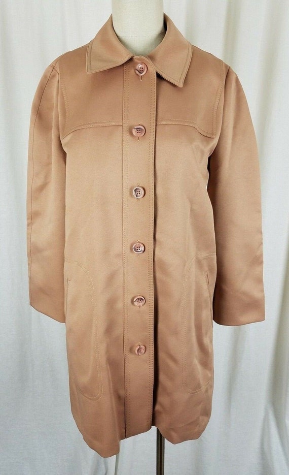 Vintage London Fog Maincoats Textured Polyester T… - image 1