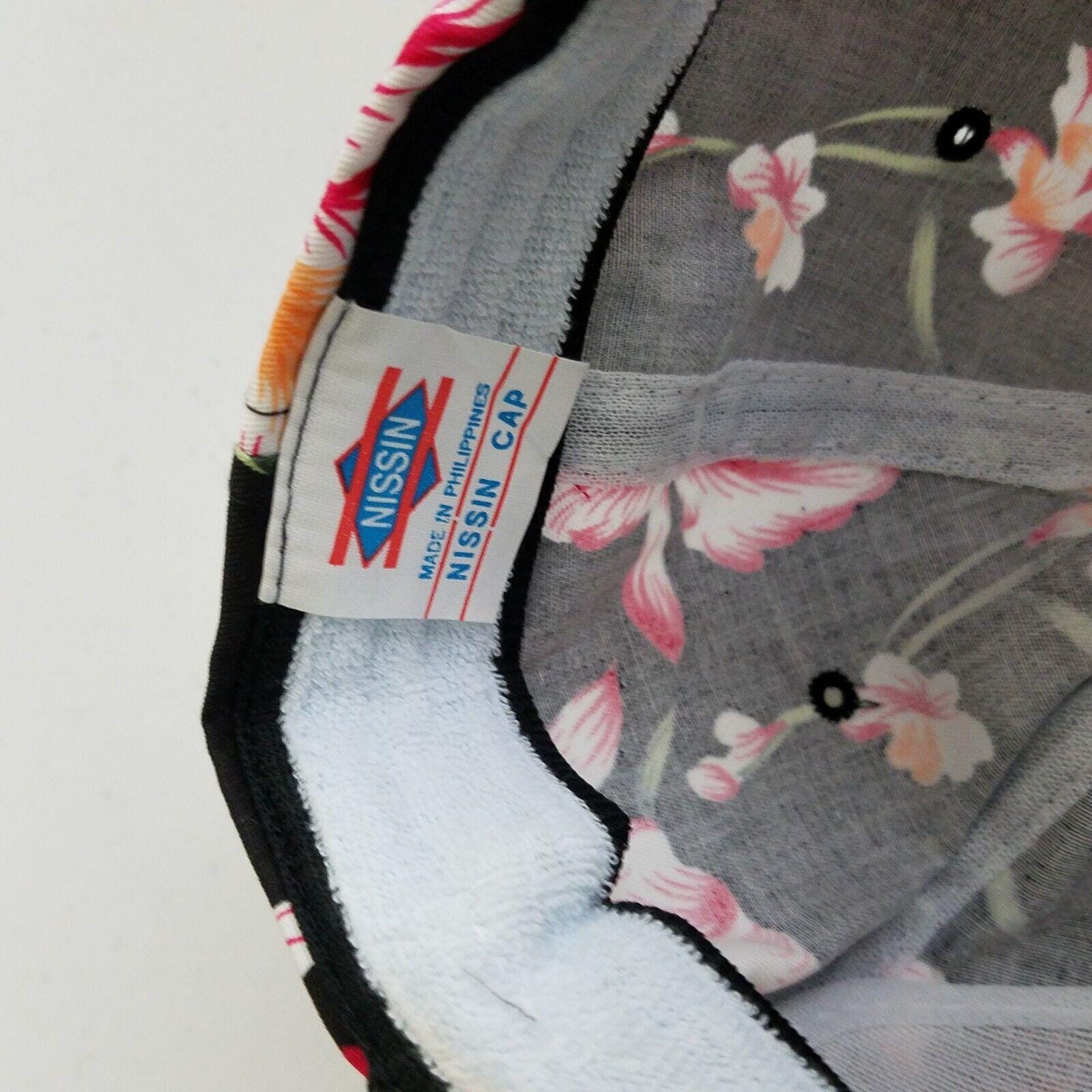 Vintage Kauai Hawaiian Hibiscus Flowers Baseball Hat Cap 