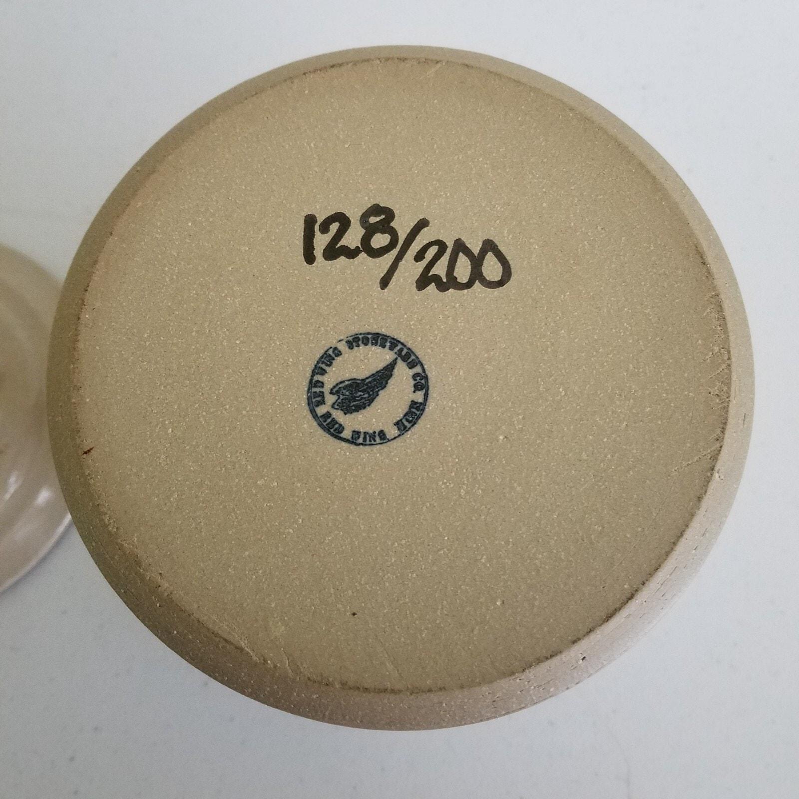 Vintage Redwing Mcdonalds Christmas 2005 Stoneware Crock Daisy Lid