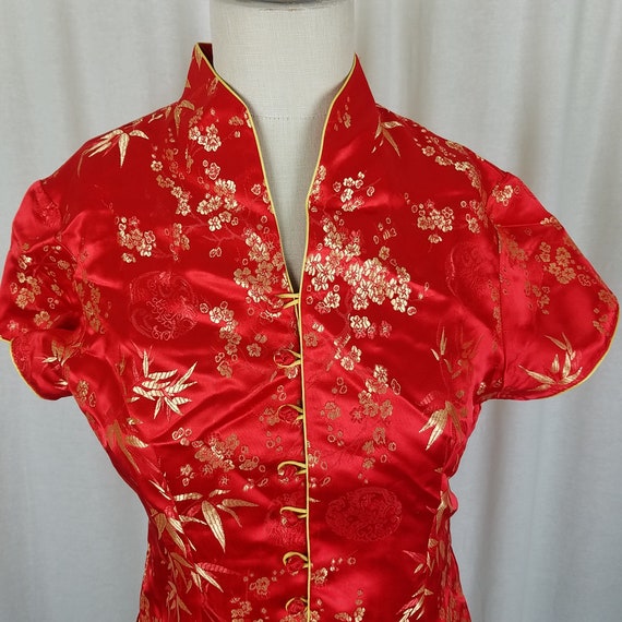 Vintage Traditional Asian Chinese Changshan Silk … - image 2