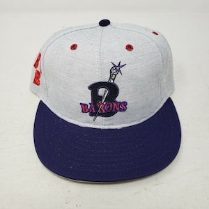 Vintage Birmingham Black Barons Negro League Baseball Plastic Snapback Hat Cap 1990s BBB One Size Fits Most Adjustable