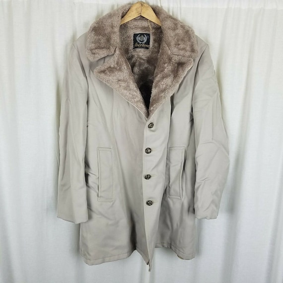 Vintage Aberdeen Deep Pile Faux Fur Lined Jacket … - image 1