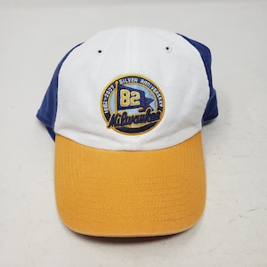 Vintage Milwaukee Brewers Silver Anniversary 82 Strapback Baseball Hat Cap Mens One Size Fits Most Twins Enterprises Genuine Merchandise