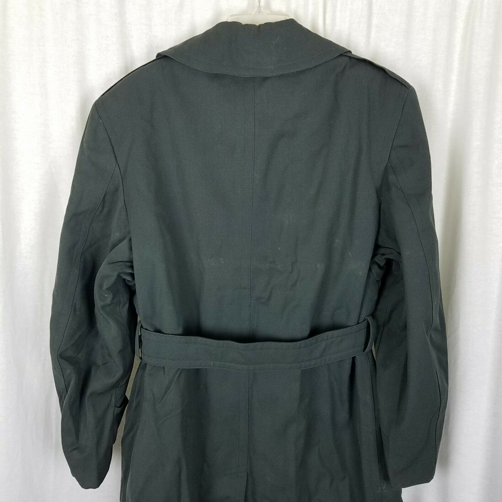 Vintage Military Issue Army Serge Green Gabardine Wool