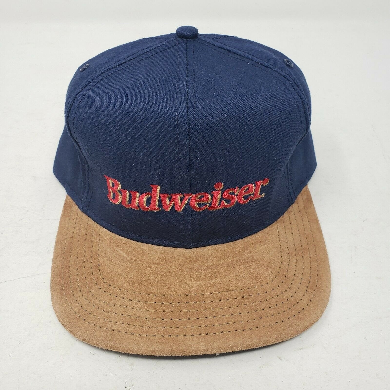 Casquette Trucker Budweiser Rouge Noir Gris - Mesh Snapback Brodée - Occasion