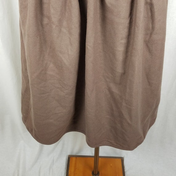 Vintage Mondi Brushed Winter Wool Pleated Midi Lo… - image 3