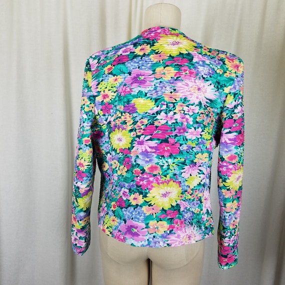 Vintage Margaret Smith Ruched Floral Designer Bou… - image 4