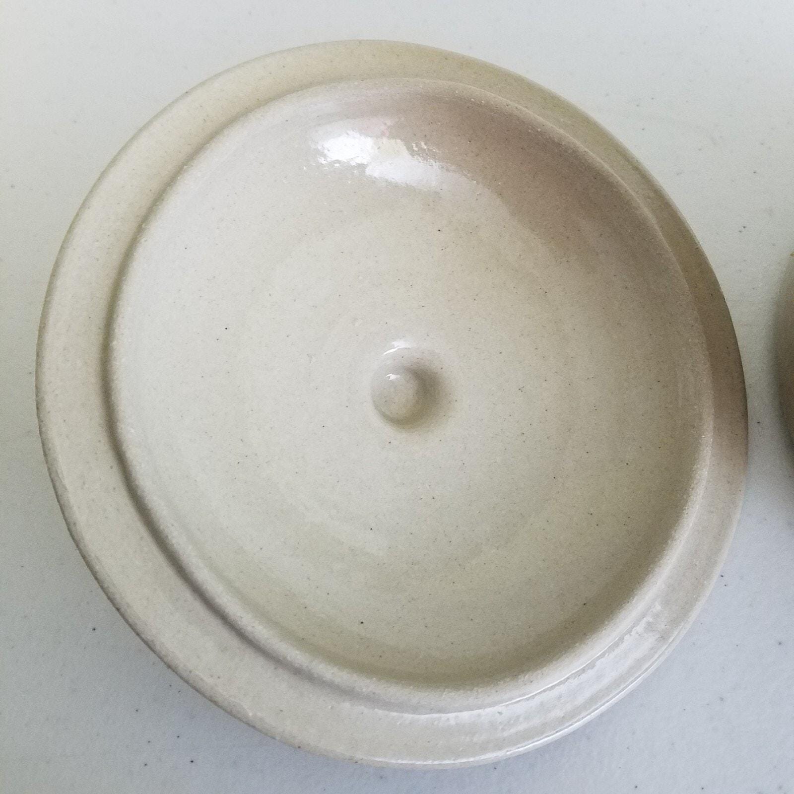 Vintage Redwing Mcdonalds Christmas 2005 Stoneware Crock Daisy Lid