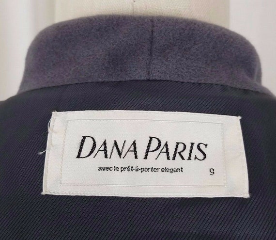 Vintage Dana Paris Boutique Cashmere Collarless W… - image 9