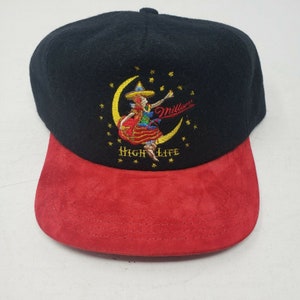 Vintage Miller Girl in the Moon chapeau casquette laine daim bord hommes taille unique pour la plupart des bières strapback USA