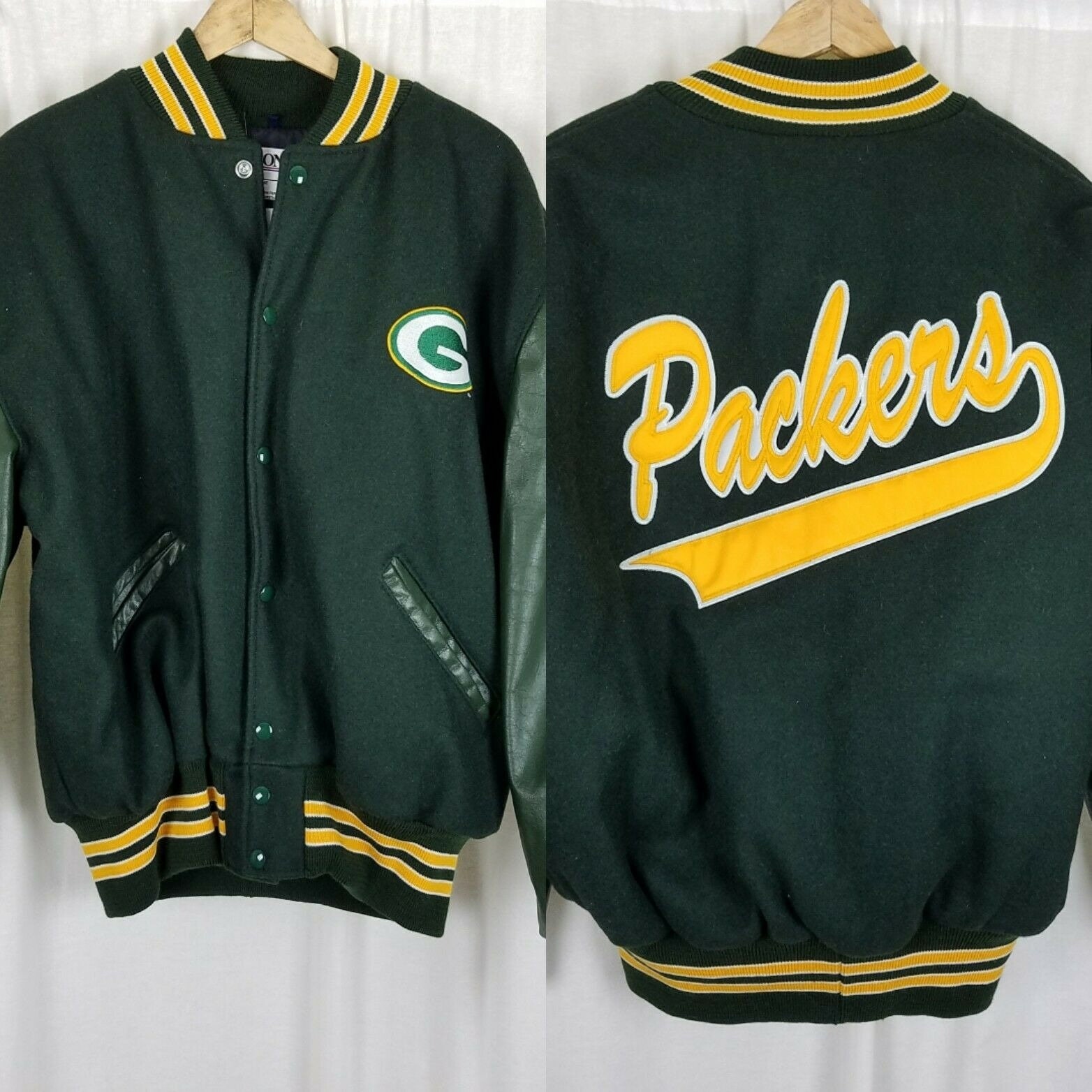 Vintage Delong Green Bay Packers Letterman Varsity Sports   Etsy