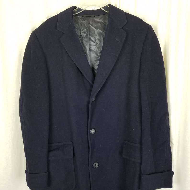 Clipper Craft Clothes Wool Peacoat Polo Coat Mens Size 42 - Etsy