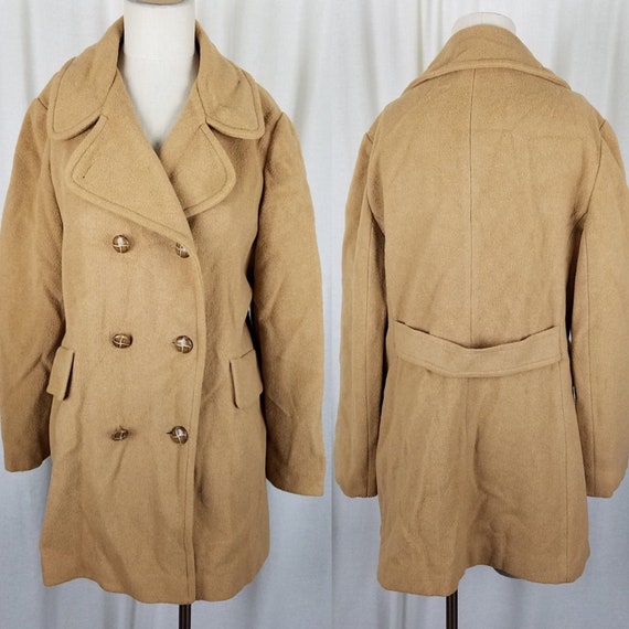 Women's Classic Lambswool Peacoat Camel 14 | L.L.Bean