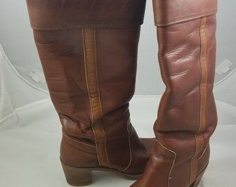 frye two tone boots