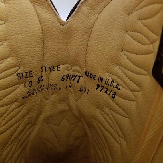Sheplers Apple Eagle Embroidered Harness Cowboy Boots Mens 10 EE Texon Vikofome Sheplers Apple Eagle Embroidered Harness Cowboy Boots Mens  main image 4