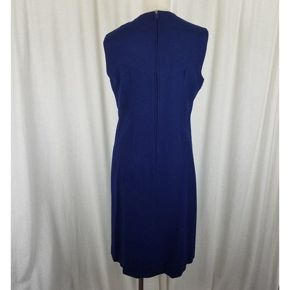 Vintage Pamela Martin MCM Mod Woven Sheath Dress … - image 4