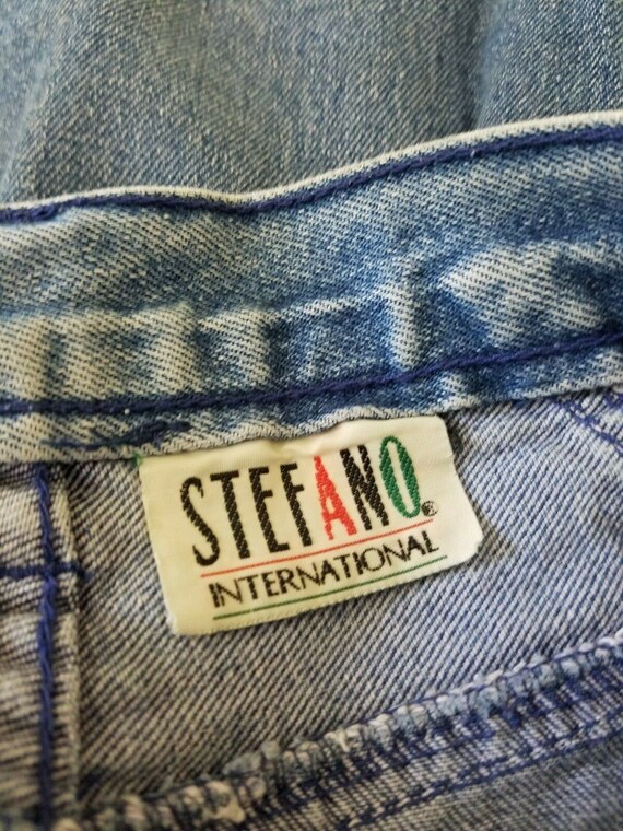 Vintage Stefano 1980s High Waisted Mom Jeans Shor… - image 7