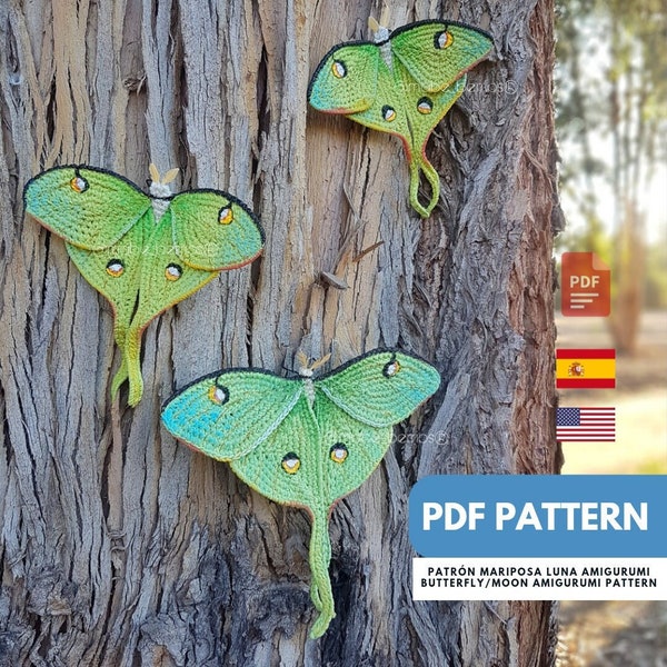 PDF Pattern Butterfly Moon