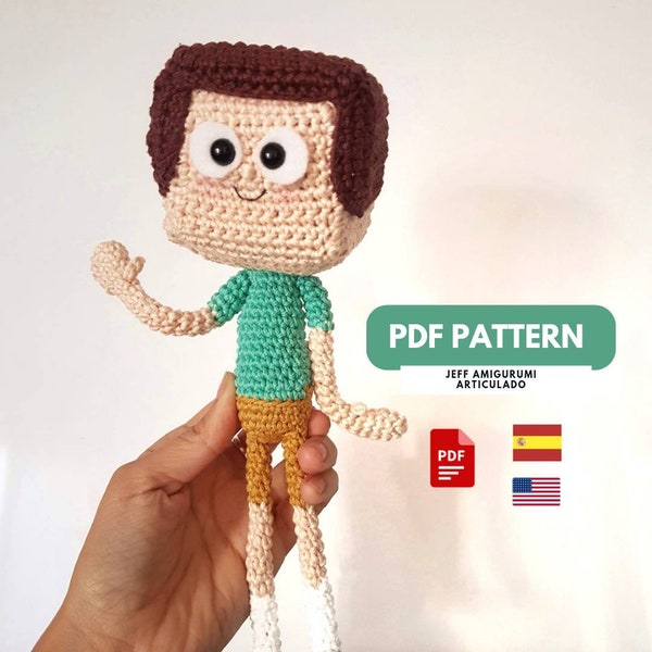 PATRÓN /PATTERN Jeff articulado Amigurumi