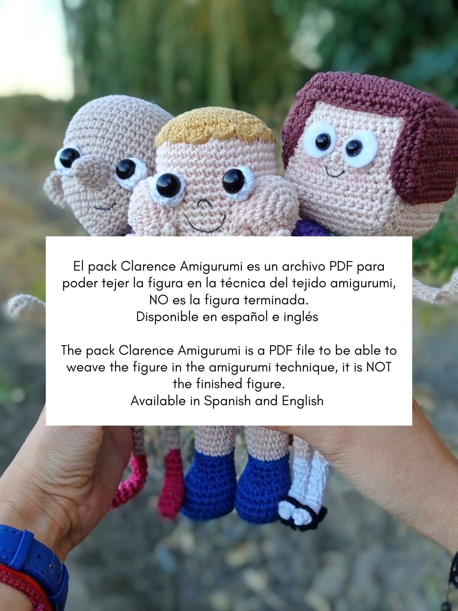 Pack PDF Clarence Patterns/pattern Crochet - Etsy
