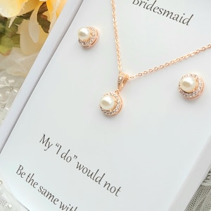 CZ Round Pearl Necklace Earring Set. Pearl Round Necklace. Elegant Pearl Necklace Earring Set. CZ Round with Pearl Necklace Earring Set.