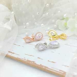 Bridesmaid Jewelry Set – 18K Gold/Silver/Rose Gold Plated Necklace, Earrings & Bracelet - View #7