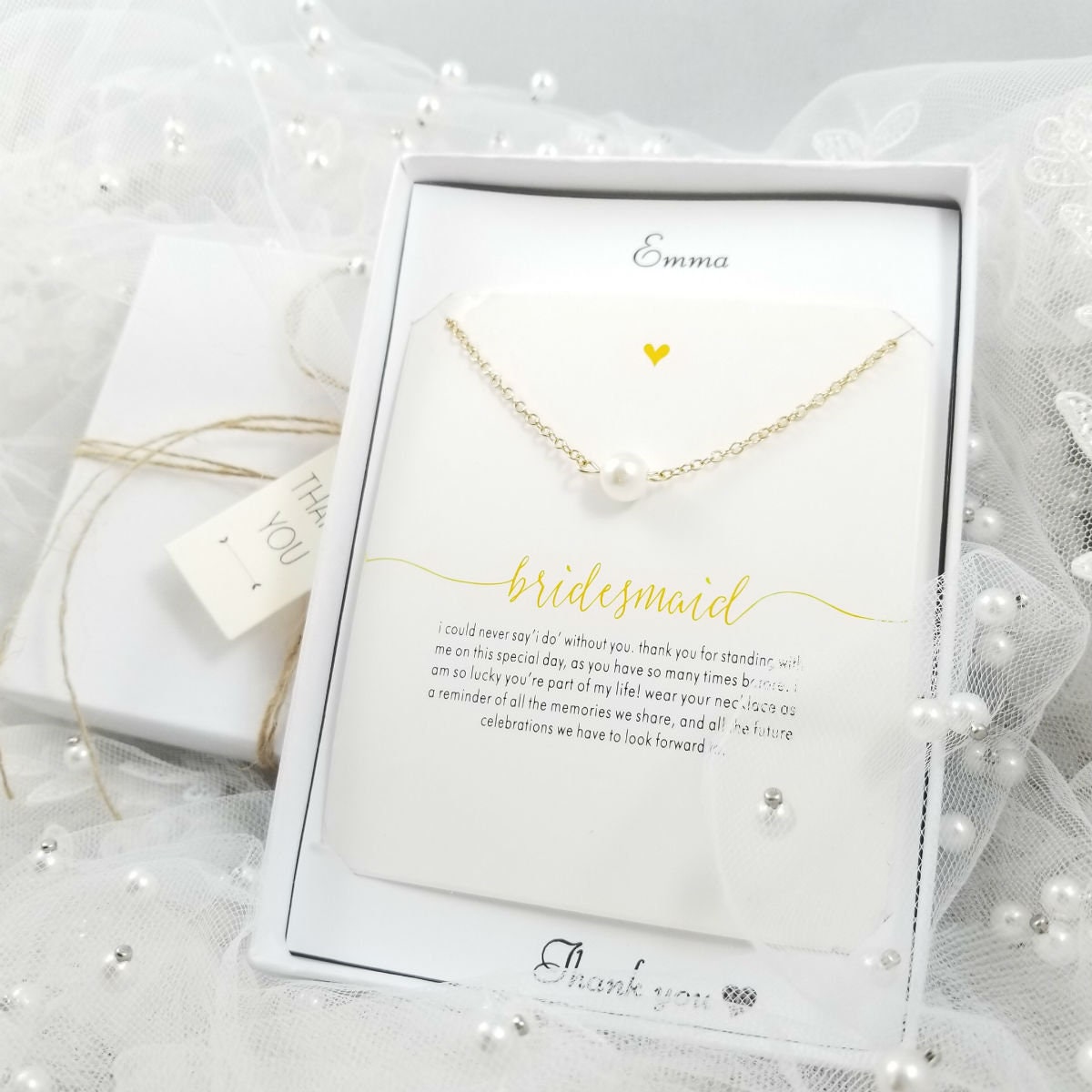 Bridesmaid Jewelry | Maid of Honor Jewelry Gift | Wedding Jewelry | MYKA