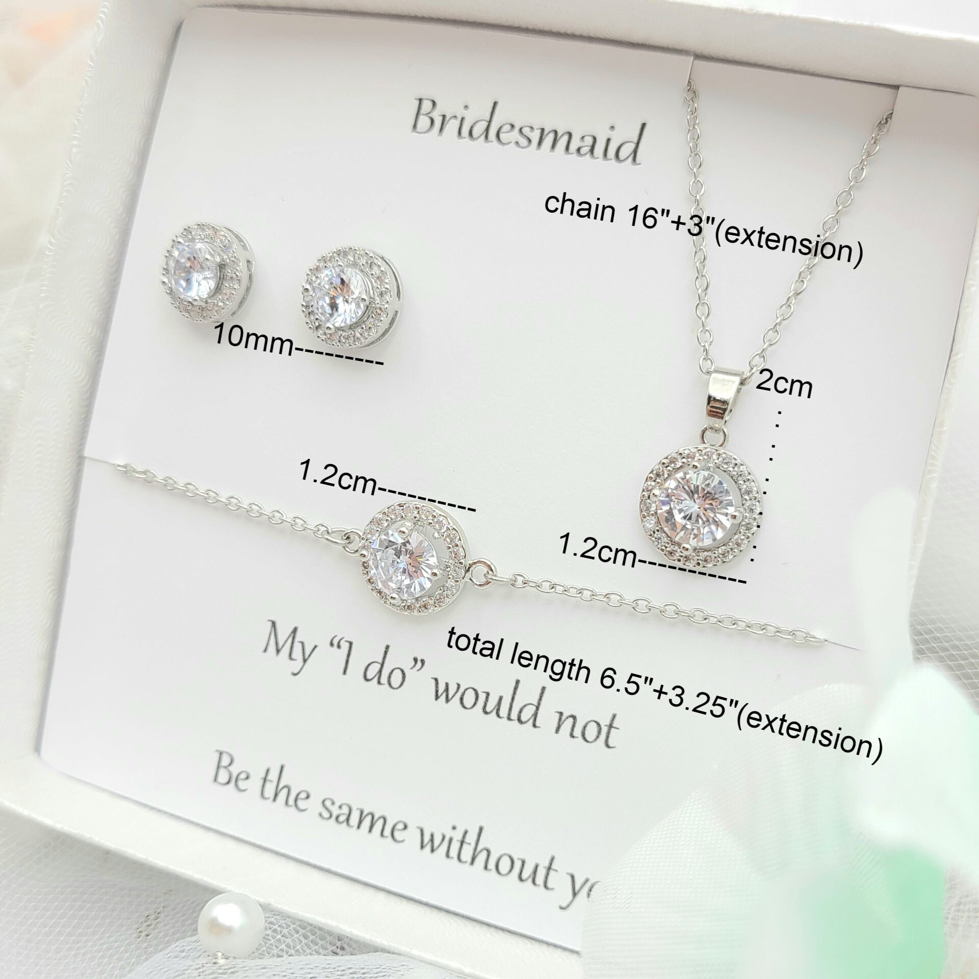 Nooraya Crystal Halo Set (Rose Gold) main image 1
