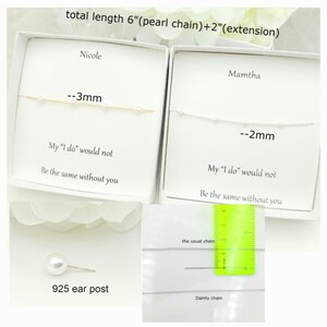 ChungLong0593 3-Piece White 8mm Imitation Pearl Jewelry Set – Necklace, Bracelet & Stud Earrings For Teens & Women - View #4